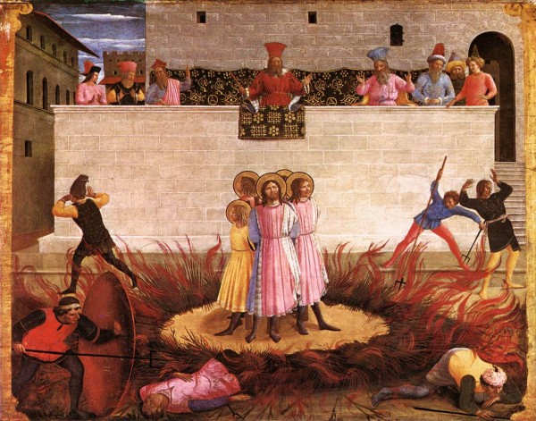 Saint Cosmas and Saint Damian Condamned by Fra Angelico